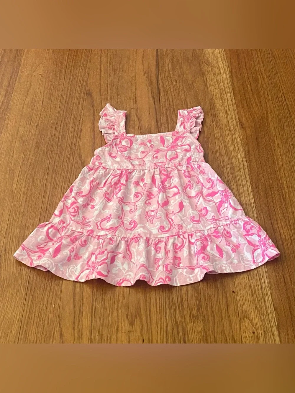 Lilly Pulitzer Charlize Conch Shell Pink Baby Dress